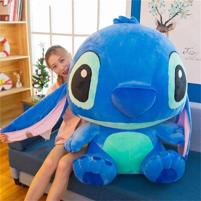 35-80 cm Riesen Cartoon Stitch Lilo & Stitch Plüschtier Puppe Kinder Stofftier Für Baby Geburtstag Weihnachten Kinder Kinder Geschenke