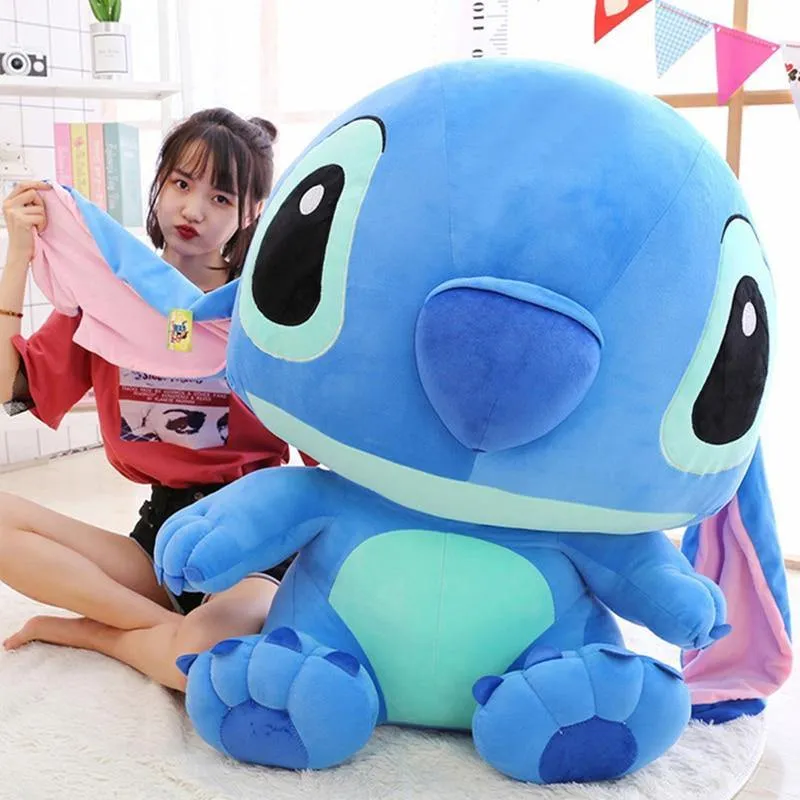 35-80 cm Riesen Cartoon Stitch Lilo & Stitch Plüschtier Puppe Kinder Stofftier Für Baby Geburtstag Weihnachten Kinder Kinder Geschenke
