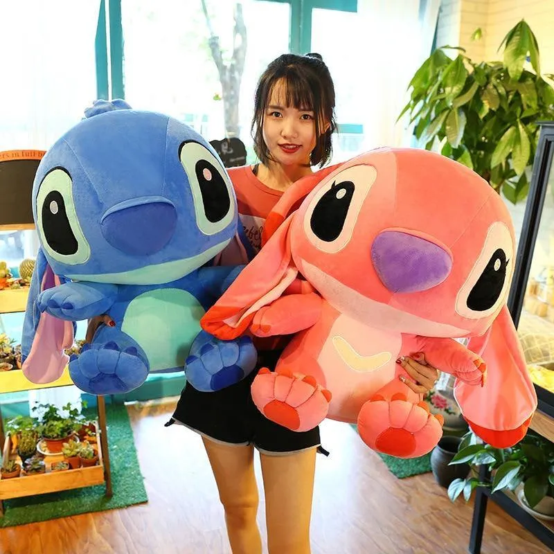 35-80 cm Riesen Cartoon Stitch Lilo & Stitch Plüschtier Puppe Kinder Stofftier Für Baby Geburtstag Weihnachten Kinder Kinder Geschenke