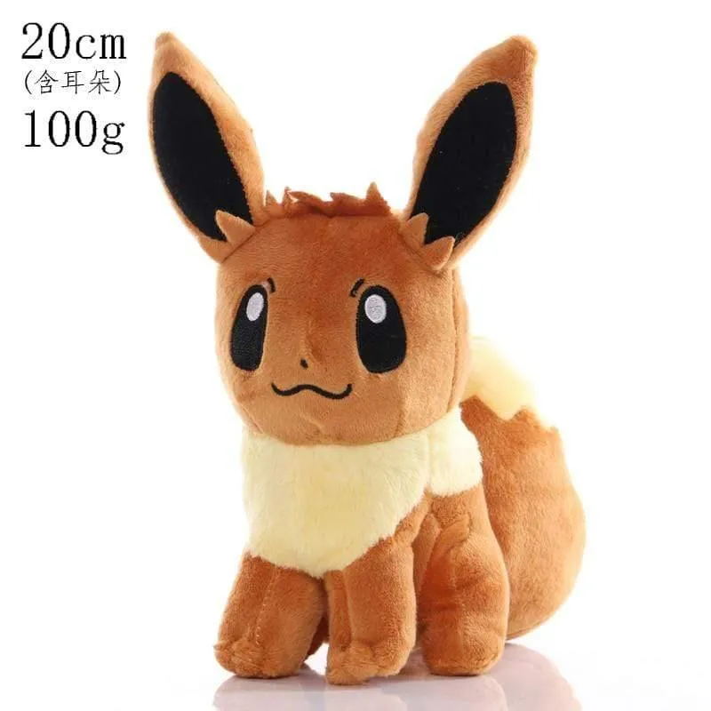 Charmander Squirtle Bulbasaur Pikachu Plüschtiere Eevee Snorlax Gengar Jigglypuff Gefüllte Puppe Geschenke für Kinder Cartoon Spielzeug