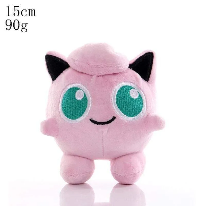 Charmander Squirtle Bulbasaur Pikachu Plüschtiere Eevee Snorlax Gengar Jigglypuff Gefüllte Puppe Geschenke für Kinder Cartoon Spielzeug