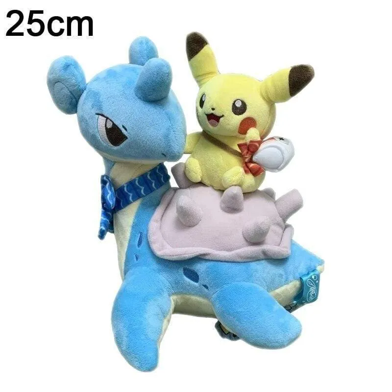 Charmander Squirtle Bulbasaur Pikachu Plüschtiere Eevee Snorlax Gengar Jigglypuff Gefüllte Puppe Geschenke für Kinder Cartoon Spielzeug