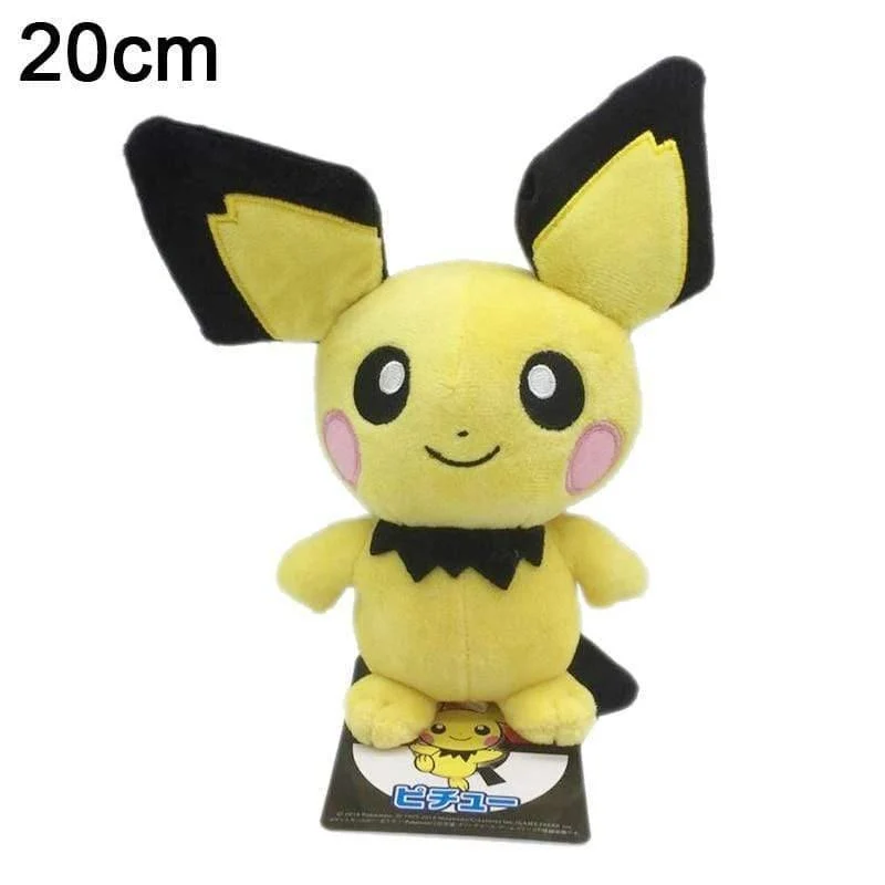 Charmander Squirtle Bulbasaur Pikachu Plüschtiere Eevee Snorlax Gengar Jigglypuff Gefüllte Puppe Geschenke für Kinder Cartoon Spielzeug
