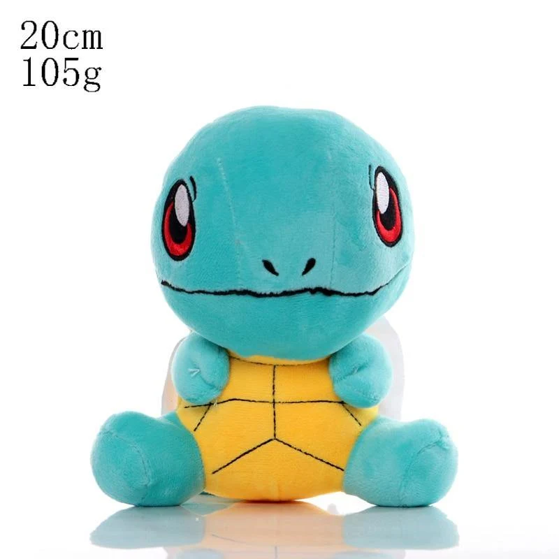 Charmander Squirtle Bulbasaur Pikachu Plüschtiere Eevee Snorlax Gengar Jigglypuff Gefüllte Puppe Geschenke für Kinder Cartoon Spielzeug