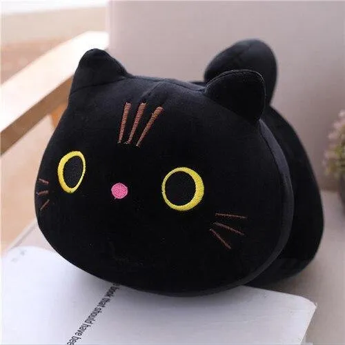 25/35/50 cm Nette Weiche Katze Plüsch Kissen Sofa Kissen Kawaii Plüsch Spielzeug Gefüllte Cartoon Tier Puppe für Kinder Baby Mädchen Schönes Geschenk