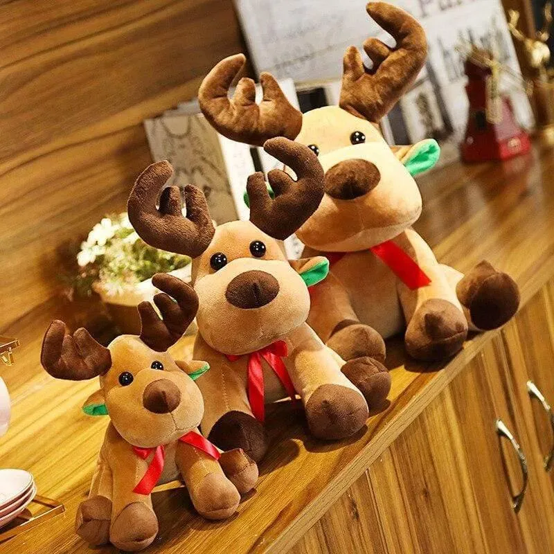 25/35/45 cm Kinder Tier Weiche Puppe Neue Kreative Elch Puppe Plüsch Spielzeug Weihnachten Gefüllte Puppe Kinder Weihnachten Geschenk