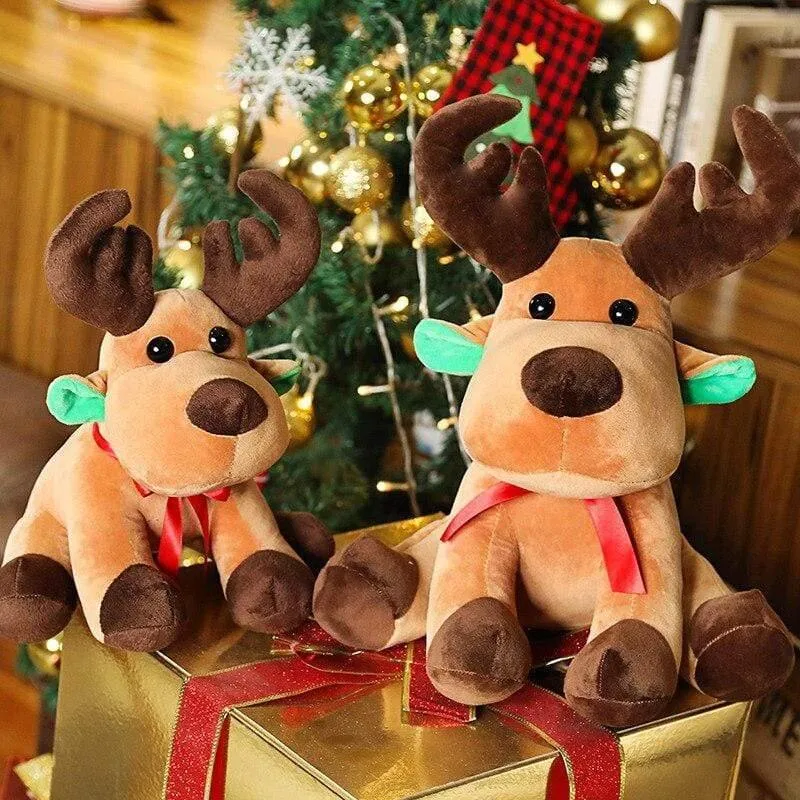 25/35/45 cm Kinder Tier Weiche Puppe Neue Kreative Elch Puppe Plüsch Spielzeug Weihnachten Gefüllte Puppe Kinder Weihnachten Geschenk