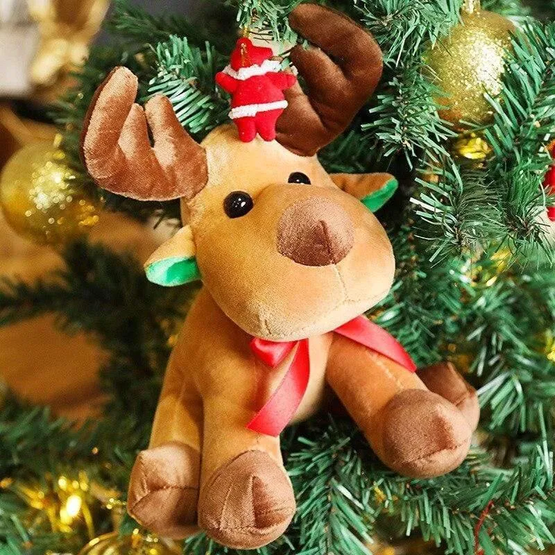 25/35/45 cm Kinder Tier Weiche Puppe Neue Kreative Elch Puppe Plüsch Spielzeug Weihnachten Gefüllte Puppe Kinder Weihnachten Geschenk