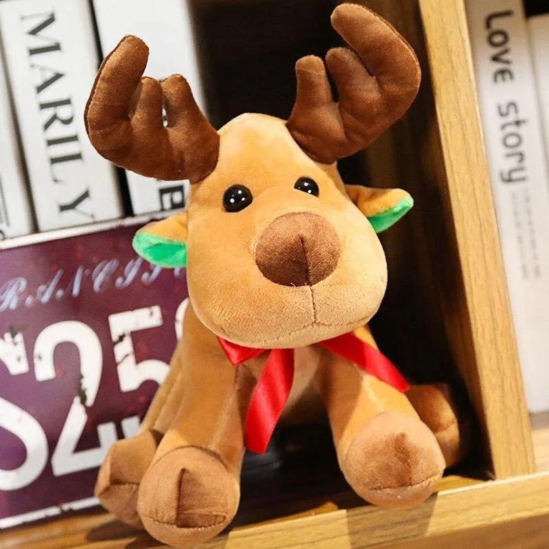 25/35/45 cm Kinder Tier Weiche Puppe Neue Kreative Elch Puppe Plüsch Spielzeug Weihnachten Gefüllte Puppe Kinder Weihnachten Geschenk