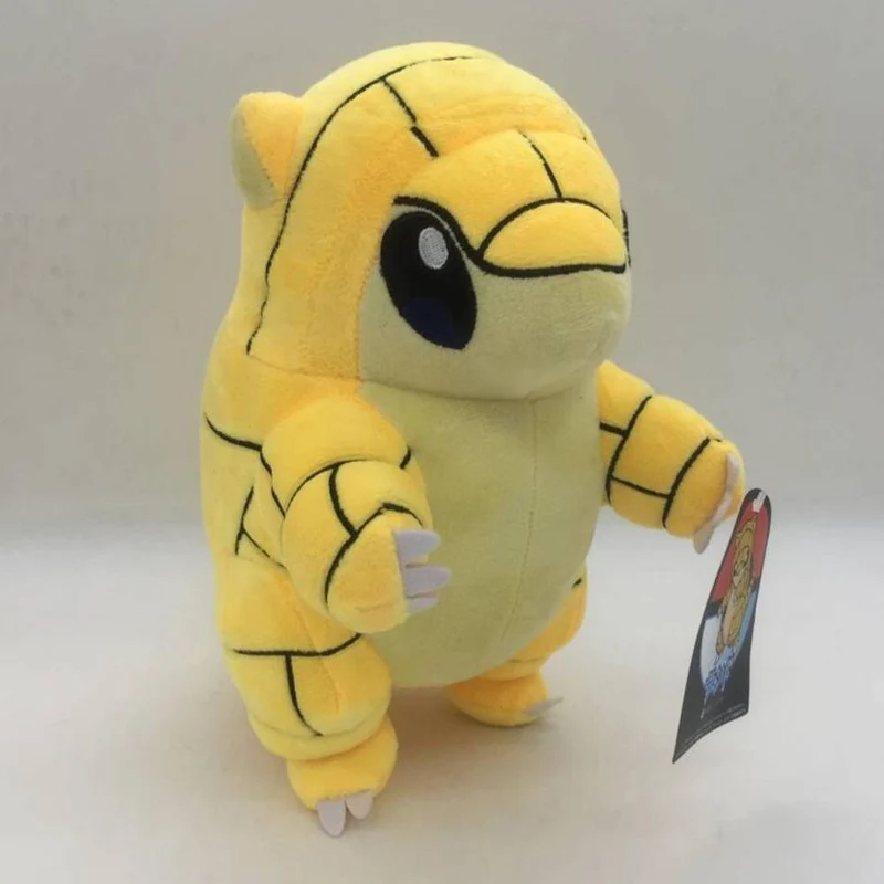 Erstausgabe Sandshrew Plüsch Niedlich Gelb Pangolin Puppenspielzeug Anime Tier Sandslash Weich Für Kinder Geschenk (Sandshrew 30cm)
