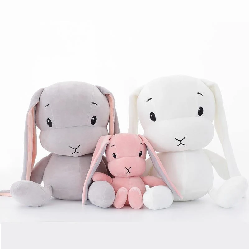 70 CM 50CM 30CM Nettes Kaninchen Plüschtier Superweiche Hase Gefüllte Plüschtier Tier Baby Spielzeug Puppe Baby Begleitung Schlafspielzeug Kinder Geschenke