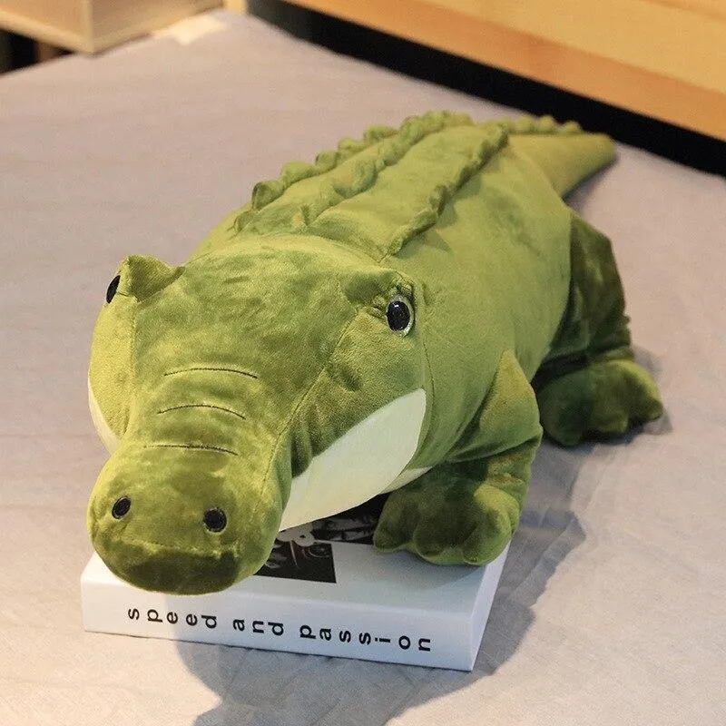 90/120 cm Stofftier Echtes Leben Alligator Plüsch Spielzeug Simulation Krokodil Puppen Kawaii Ceative Kissen Für Kinder Weihnachten geschenke