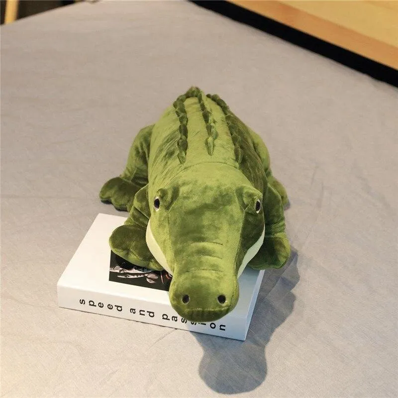 90/120 cm Stofftier Echtes Leben Alligator Plüsch Spielzeug Simulation Krokodil Puppen Kawaii Ceative Kissen Für Kinder Weihnachten geschenke