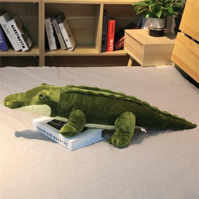 90/120 cm Stofftier Echtes Leben Alligator Plüsch Spielzeug Simulation Krokodil Puppen Kawaii Ceative Kissen Für Kinder Weihnachten geschenke
