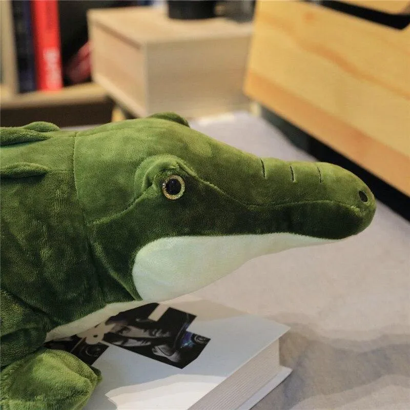 90/120 cm Stofftier Echtes Leben Alligator Plüsch Spielzeug Simulation Krokodil Puppen Kawaii Ceative Kissen Für Kinder Weihnachten geschenke