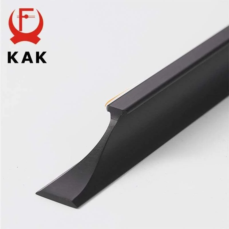 Amerikanischer Stil Schwarze Schrankgriffe Gold Massive Aluminiumlegierung Küchenschrank Zieht Schubladenknöpfe Möbelgriff Hardware
