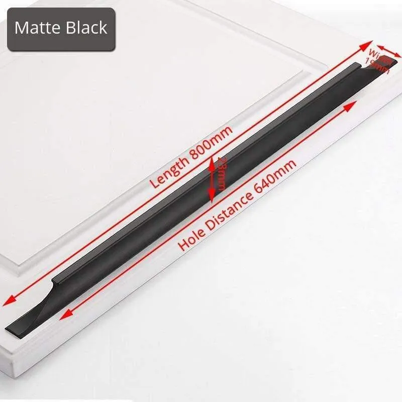 Amerikanischer Stil Schwarze Schrankgriffe Gold Massive Aluminiumlegierung Küchenschrank Zieht Schubladenknöpfe Möbelgriff Hardware
