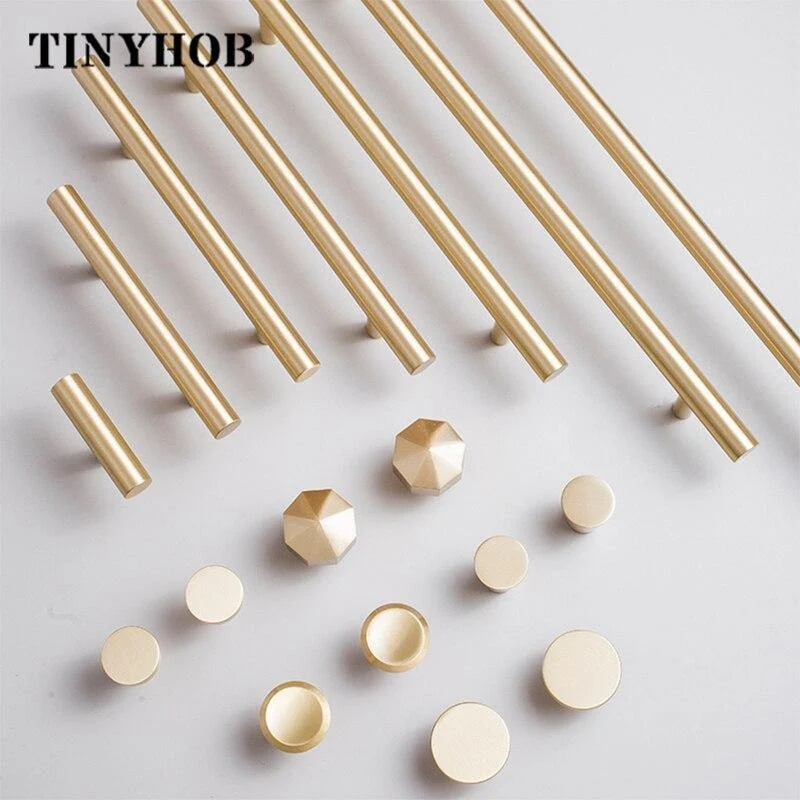 Europäischer Stil/Gold Massiv Messing Schrank Lange Griffe Möbel Schubladengriffe Schublade T Bar Küchengriffe Möbelgriff Hardware