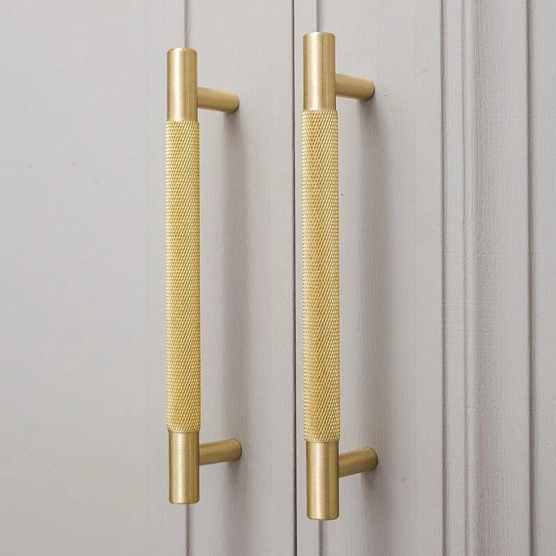 Europäischer Stil/Gold Massiv Messing Schrank Lange Griffe Möbel Schubladengriffe Schublade T Bar Küchengriffe Möbelgriff Hardware