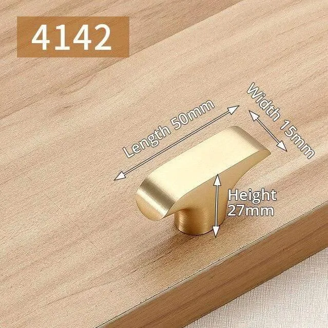 Goldfarbene Schrankknöpfe und Griffe, luxuriöse goldene Küchenschrank-Türgriffe, europäische Schubladen-Möbelgriff-Hardware