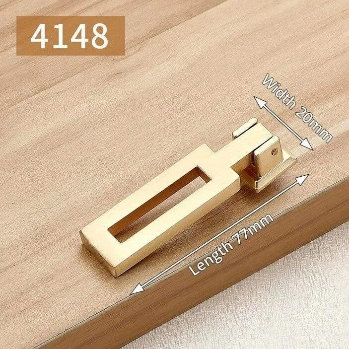 Goldfarbene Schrankknöpfe und Griffe, luxuriöse goldene Küchenschrank-Türgriffe, europäische Schubladen-Möbelgriff-Hardware