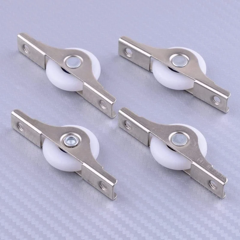 4pcs 25mm Schrank Kleiderschrank Nylon Schieberad Tür Fenster Roller Riemenscheibe Möbel Zubehör