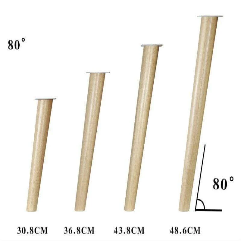 Langlebige Möbelfüße aus Massivholz, Sofabein aus Eichenholz, Mehrzweck-Schrank, Tisch, Hocker, Stützfüße, Möbelteile, Zubehör
