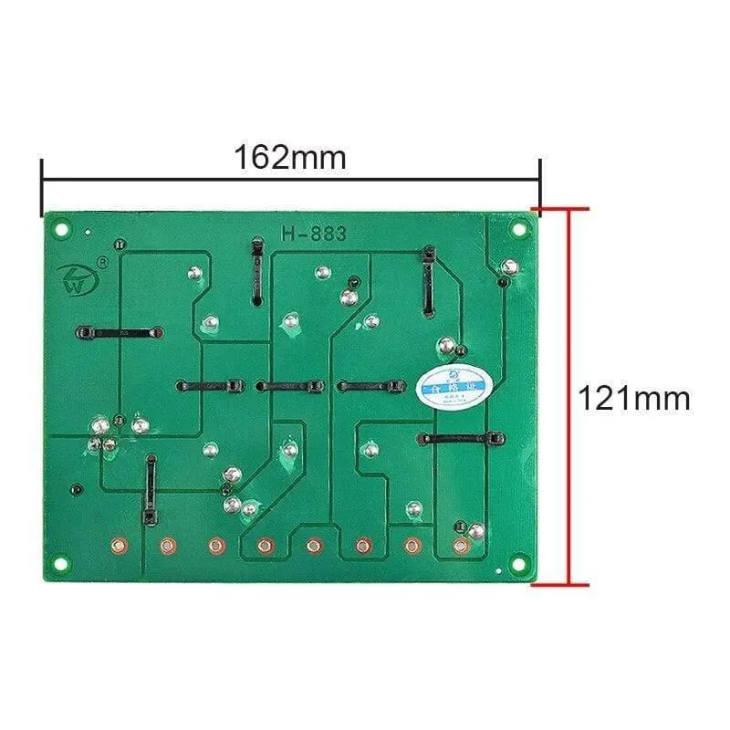GHXAMP 400W 3-Wege-Frequenzweiche Hifi-Hochtöner Mitteltöner-Tieftöner-Lautsprecher-Frequenzweiche 1250H / 5000HZ Mit hohem Schutz 1PC