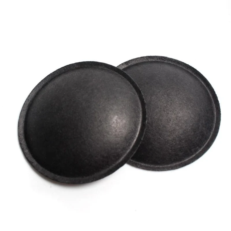 2Pcs / Lot 40MM 65MM Schwarzer Tieftöner Staubkappenlautsprecher Audiopapier Staubschutzhüllen Lautsprecher Reparaturzubehör DIY Heimkino