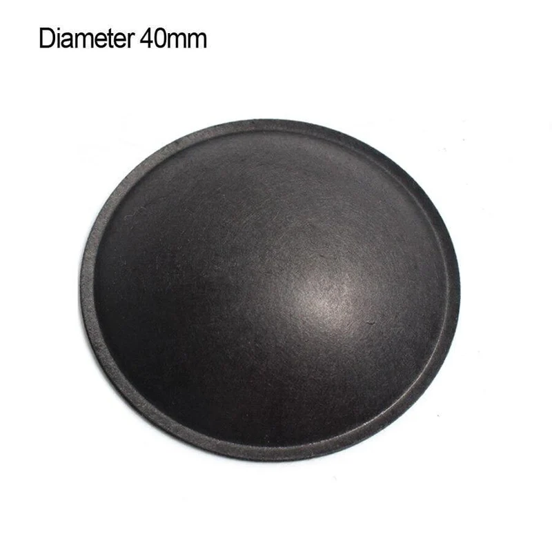 2Pcs / Lot 40MM 65MM Schwarzer Tieftöner Staubkappenlautsprecher Audiopapier Staubschutzhüllen Lautsprecher Reparaturzubehör DIY Heimkino