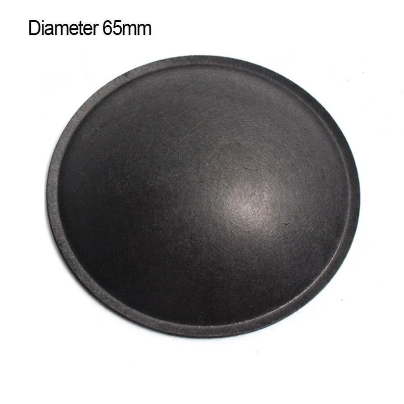 2Pcs / Lot 40MM 65MM Schwarzer Tieftöner Staubkappenlautsprecher Audiopapier Staubschutzhüllen Lautsprecher Reparaturzubehör DIY Heimkino