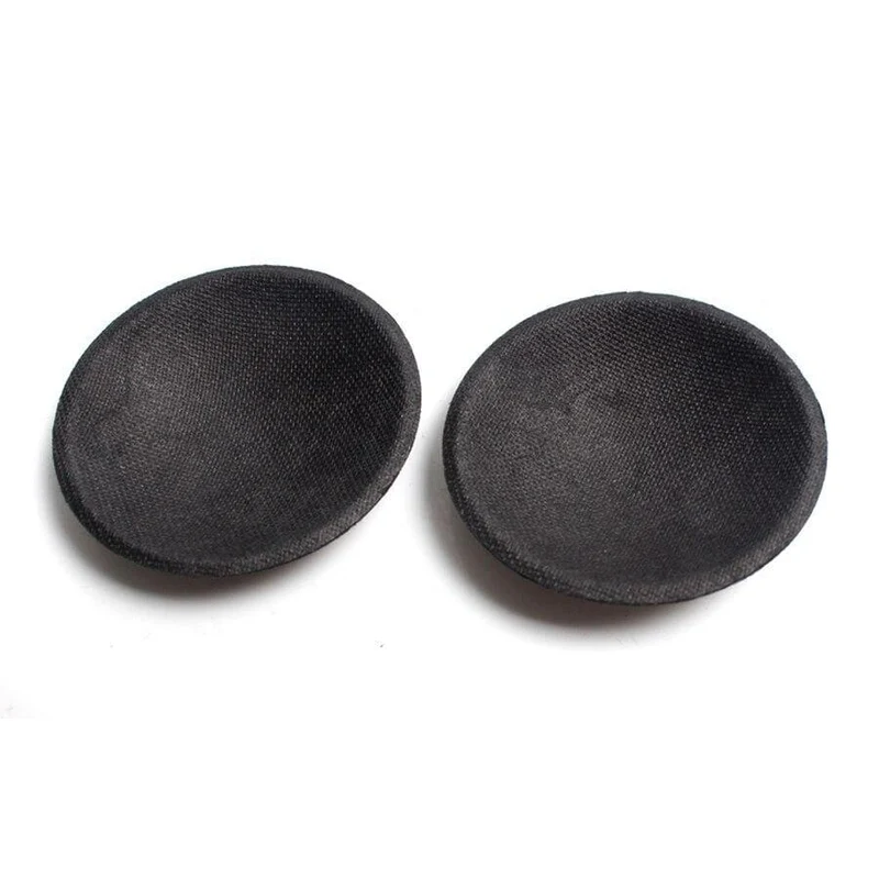2Pcs / Lot 40MM 65MM Schwarzer Tieftöner Staubkappenlautsprecher Audiopapier Staubschutzhüllen Lautsprecher Reparaturzubehör DIY Heimkino