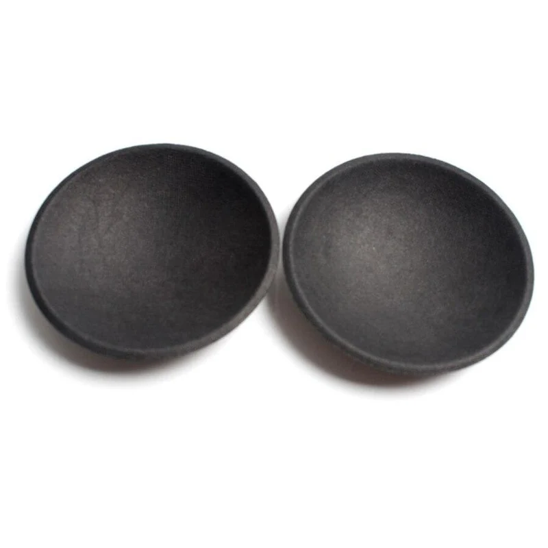 2Pcs / Lot 40MM 65MM Schwarzer Tieftöner Staubkappenlautsprecher Audiopapier Staubschutzhüllen Lautsprecher Reparaturzubehör DIY Heimkino
