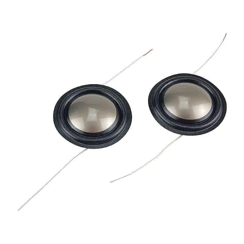 GHXAMP 25.9 mm Hochtöner Schwingspule Titanfolie 8 Ohm Lautsprecher Reparaturteile 26 Kern Für Schwarzweißlautsprecher Kupferbeschichtete Aluminiumspule 2 STÜCKE