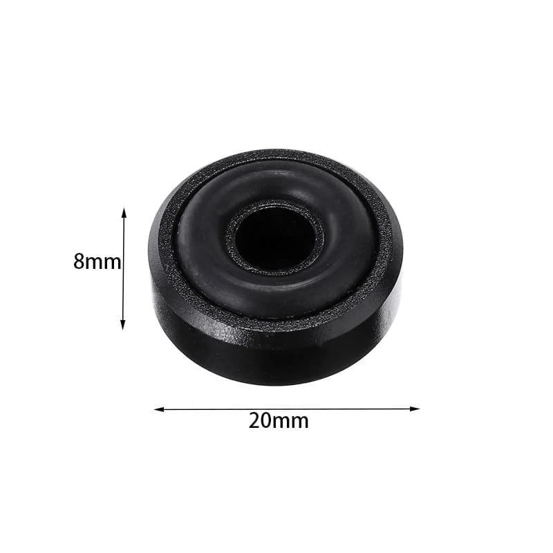 4 Stück Aluminium Isolation Feet Pad Mattenschrank Lautsprecher CD-Player Schallabsorbierende Basis für den Zugriff auf Computergehäuse-Lautsprecher