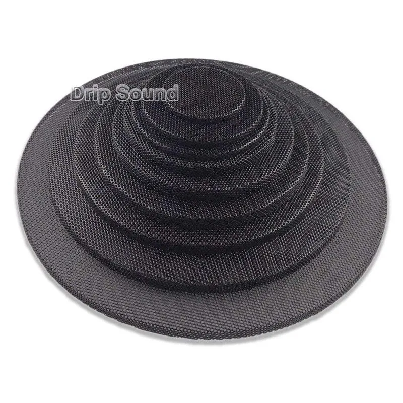 Für 1 "/ 2" / 2.5 "/ 3" / 3.5 "/ 4" / 5 "/ 6" / 8 "Zoll Lautsprecherumwandlungsnetzabdeckung Car Audio Dekorativer Kreis Metallgitter-Gitterschutz