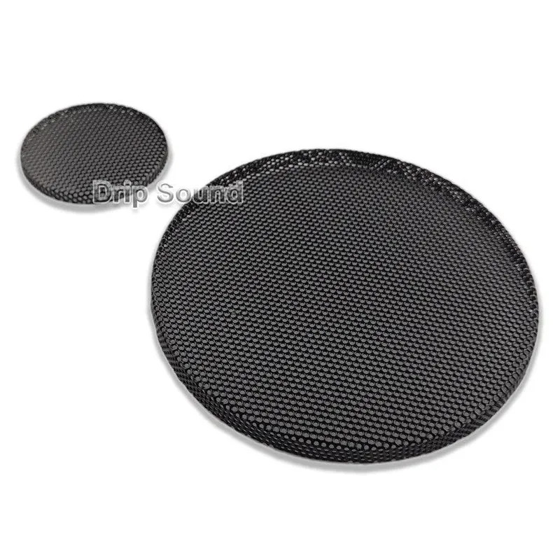 Für 1 "/ 2" / 2.5 "/ 3" / 3.5 "/ 4" / 5 "/ 6" / 8 "Zoll Lautsprecherumwandlungsnetzabdeckung Car Audio Dekorativer Kreis Metallgitter-Gitterschutz