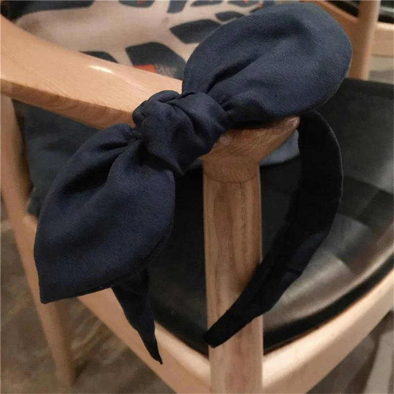 Mode Dame Stoff Große Band Haar Hoop Mädchen Bogen Verbreitert Stirnband Ornamente Haarbänder Für Frauen Kopfbedeckungen Haar Zubehör