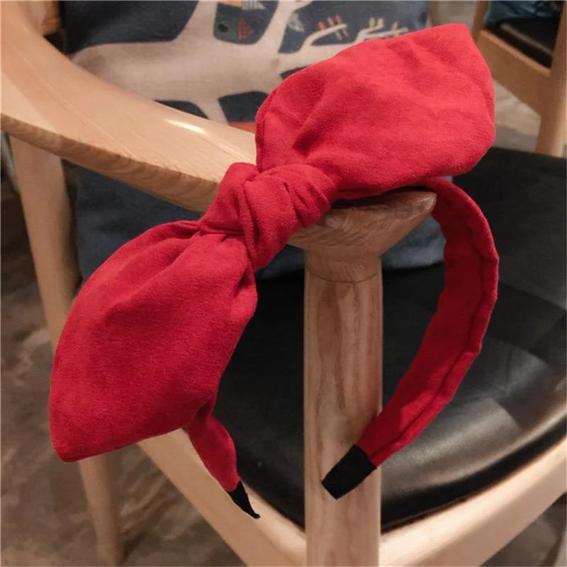 Mode Dame Stoff Große Band Haar Hoop Mädchen Bogen Verbreitert Stirnband Ornamente Haarbänder Für Frauen Kopfbedeckungen Haar Zubehör