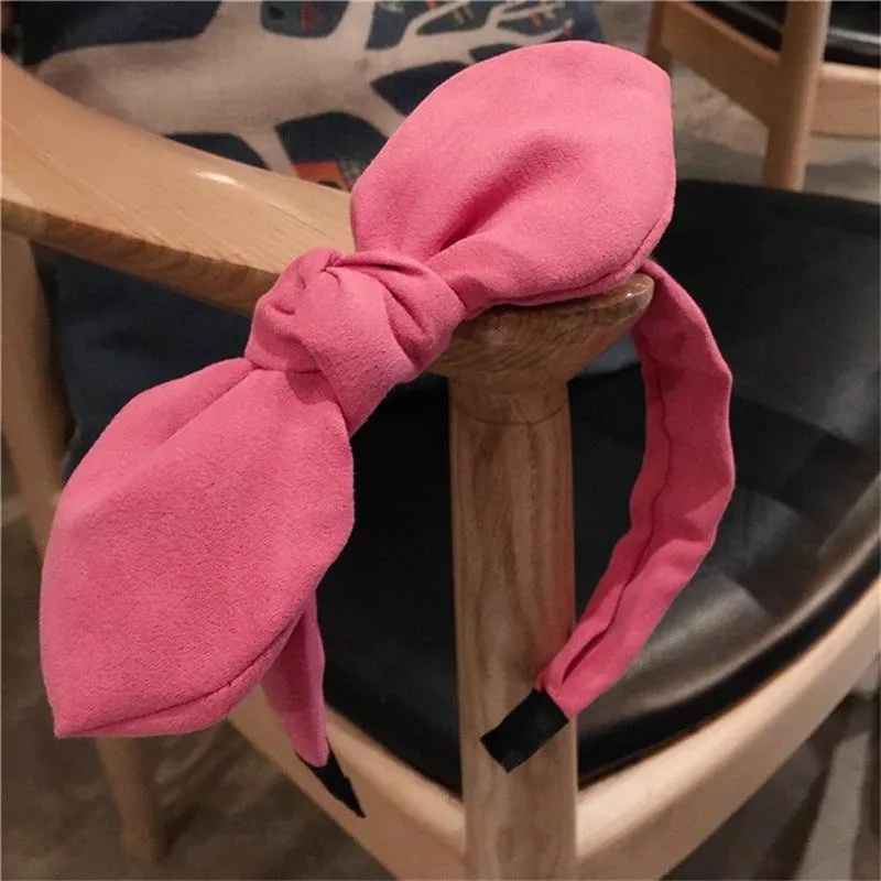Mode Dame Stoff Große Band Haar Hoop Mädchen Bogen Verbreitert Stirnband Ornamente Haarbänder Für Frauen Kopfbedeckungen Haar Zubehör