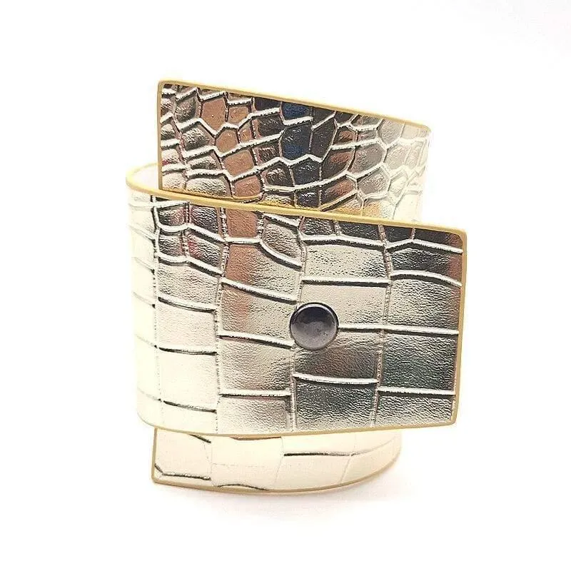 Crack Lederring für Frauen Hochzeitsschmuck Punk Prom Fingerring Zubehör Ringe Gothic Jewellery Großhandel Prsten