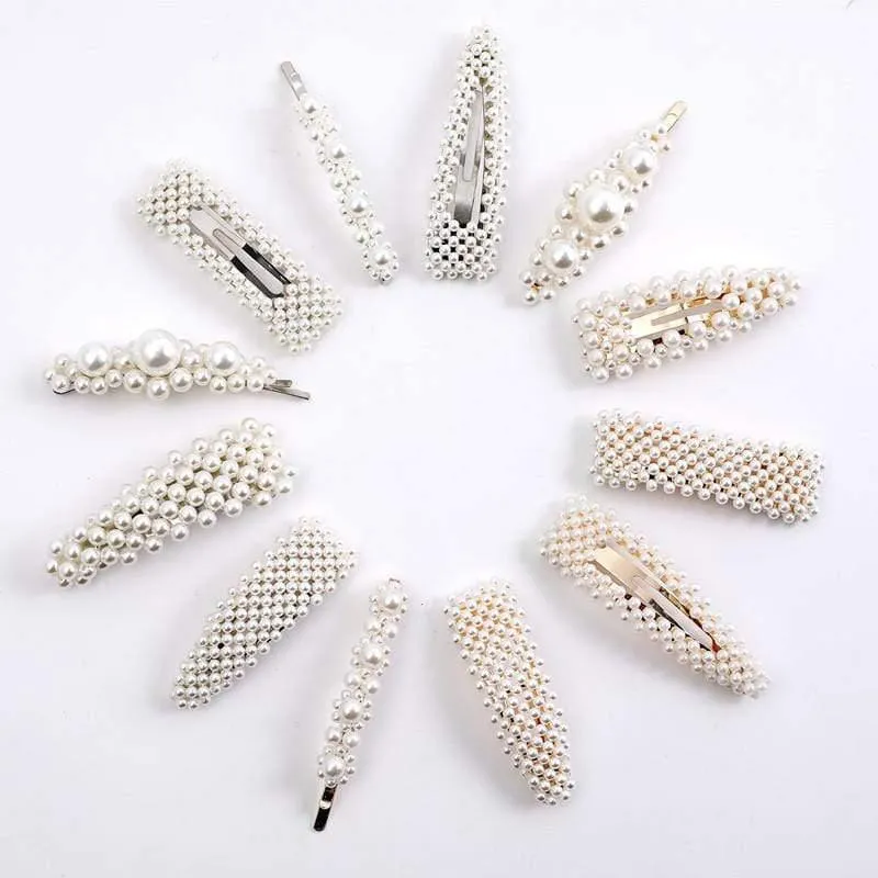 5 Stück Perle Haarnadel Damenmode Weiche Perle Haarnadel Haarspange Mädchen Haarspange Haarspange Set Haarschmuck Schmuck