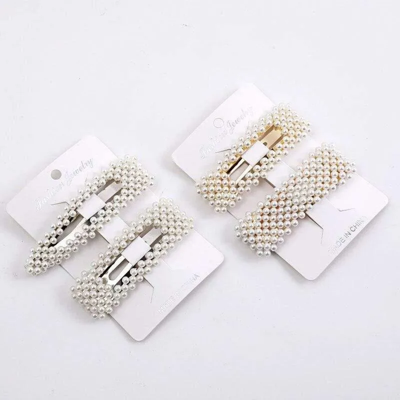 5 Stück Perle Haarnadel Damenmode Weiche Perle Haarnadel Haarspange Mädchen Haarspange Haarspange Set Haarschmuck Schmuck