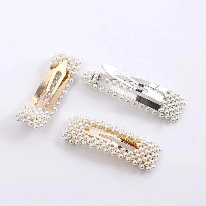 5 Stück Perle Haarnadel Damenmode Weiche Perle Haarnadel Haarspange Mädchen Haarspange Haarspange Set Haarschmuck Schmuck