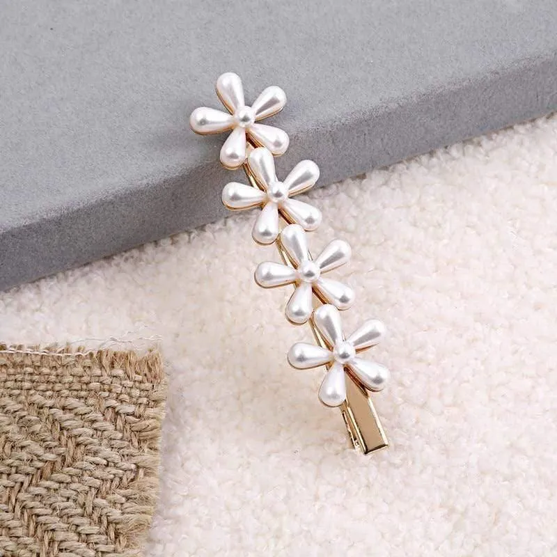 5 Stück Perle Haarnadel Damenmode Weiche Perle Haarnadel Haarspange Mädchen Haarspange Haarspange Set Haarschmuck Schmuck