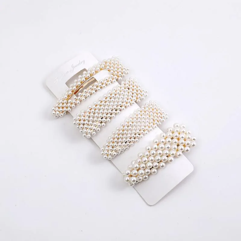 5 Stück Perle Haarnadel Damenmode Weiche Perle Haarnadel Haarspange Mädchen Haarspange Haarspange Set Haarschmuck Schmuck