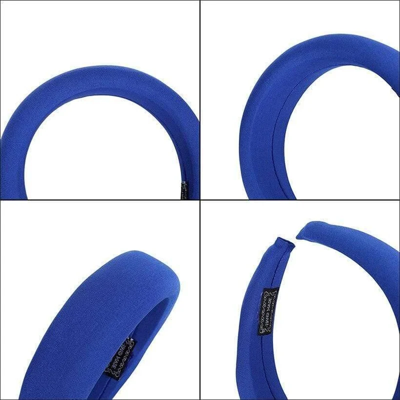 Mode Western Style Solid Colors Verdicken gepolsterte Stirnband Lünette Turban Frauen Haarbänder Mädchen Accessoires Kopfbedeckung