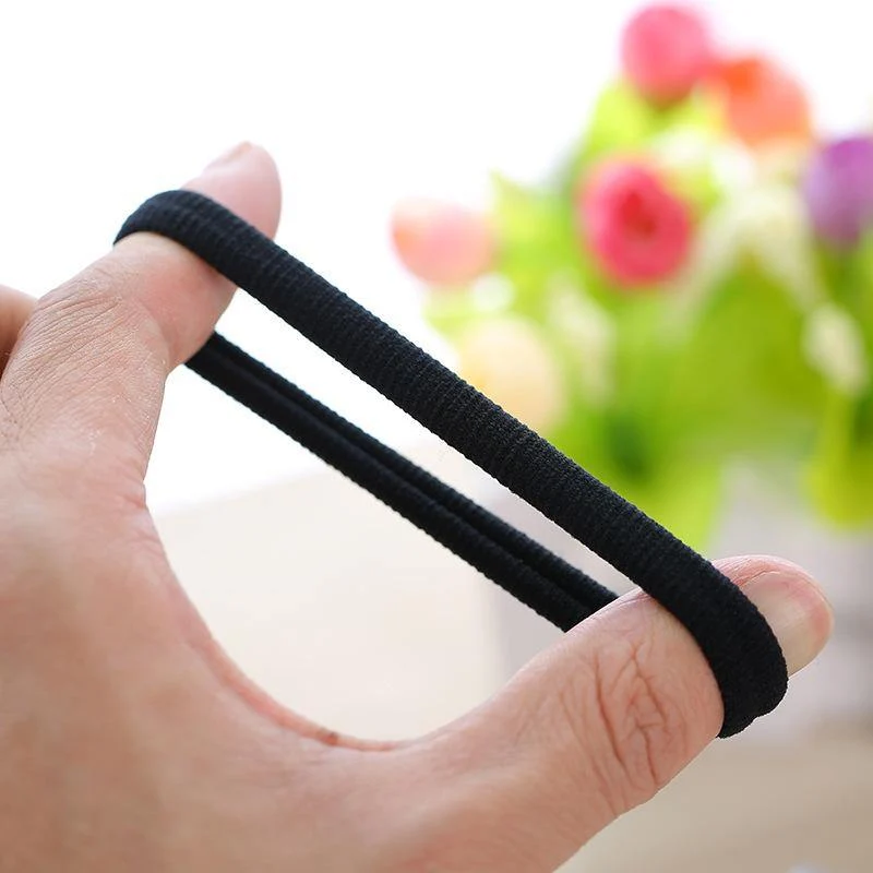 24 Stück / Los Mix Farbe Elastisches Haar Gummiband Zubehör Für Frauen Mädchen Kinder Baby Der Pferdeschwanzhalter Elastische Haarbänder