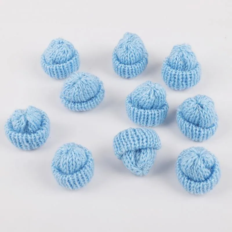 10pcs Nähen Mini Soft Hut für Kleidungsstück Dekoration Kinderpuppe Hut Kinder Haarschmuck DIY Art Craft Material