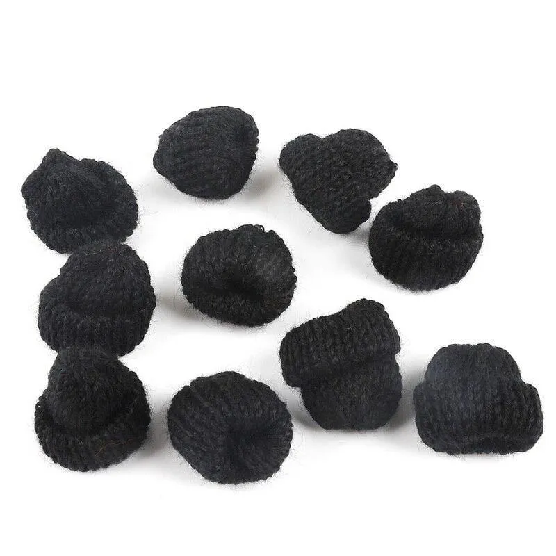 10pcs Nähen Mini Soft Hut für Kleidungsstück Dekoration Kinderpuppe Hut Kinder Haarschmuck DIY Art Craft Material